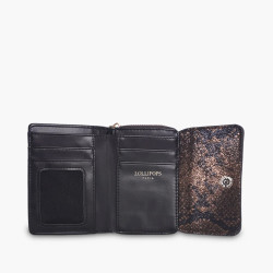 Lollipops Tifora All-in-One Wallet Brown Python