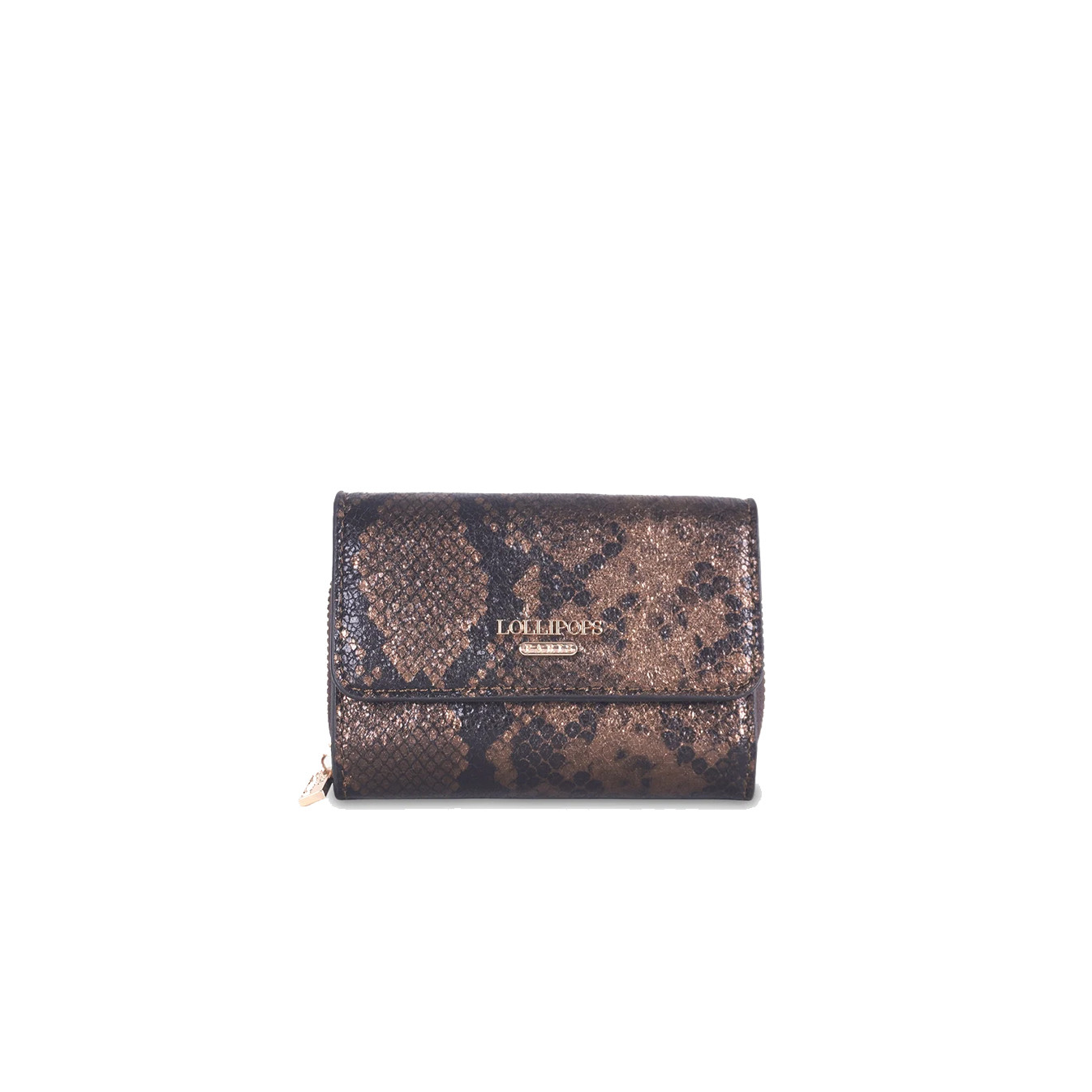 Lollipops Tifora All-in-One Wallet Brown Python