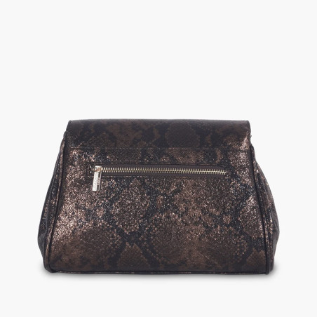 Lollipops Tifora Sac Trotteur Python Marron dos