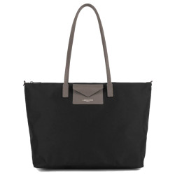 Lancaster Smart Kba Large Tote Bag Shoulder Carried 516-31 Black Taupe