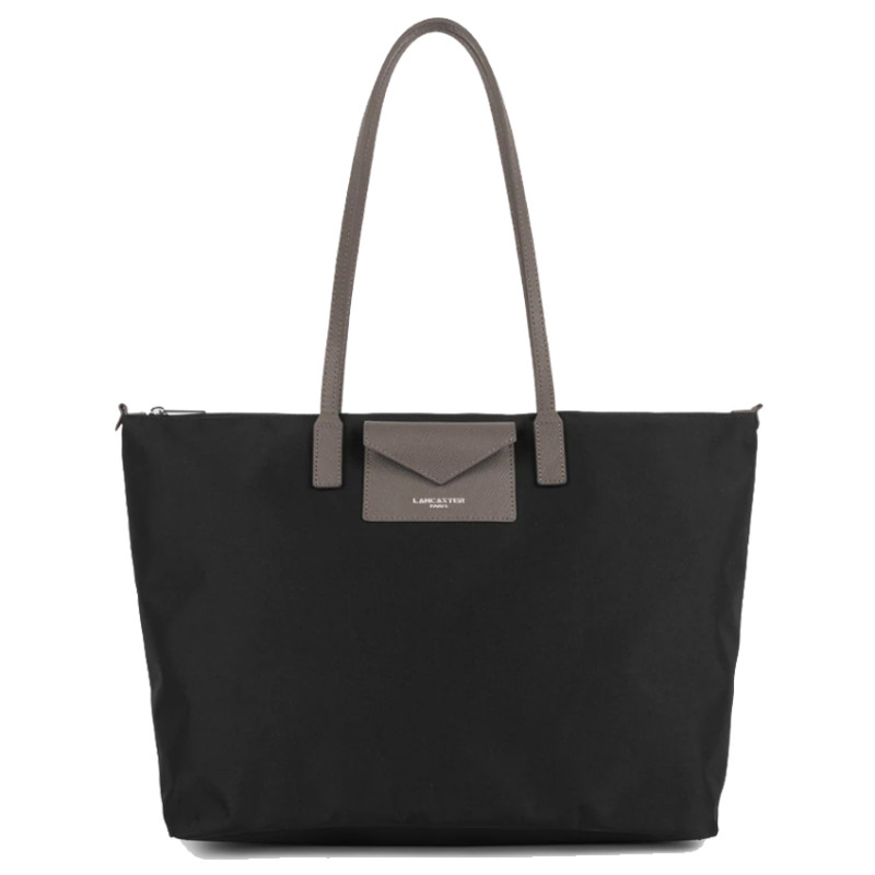Lancaster Smart Kba Large Tote Bag Shoulder Carried 516-31 Black Taupe