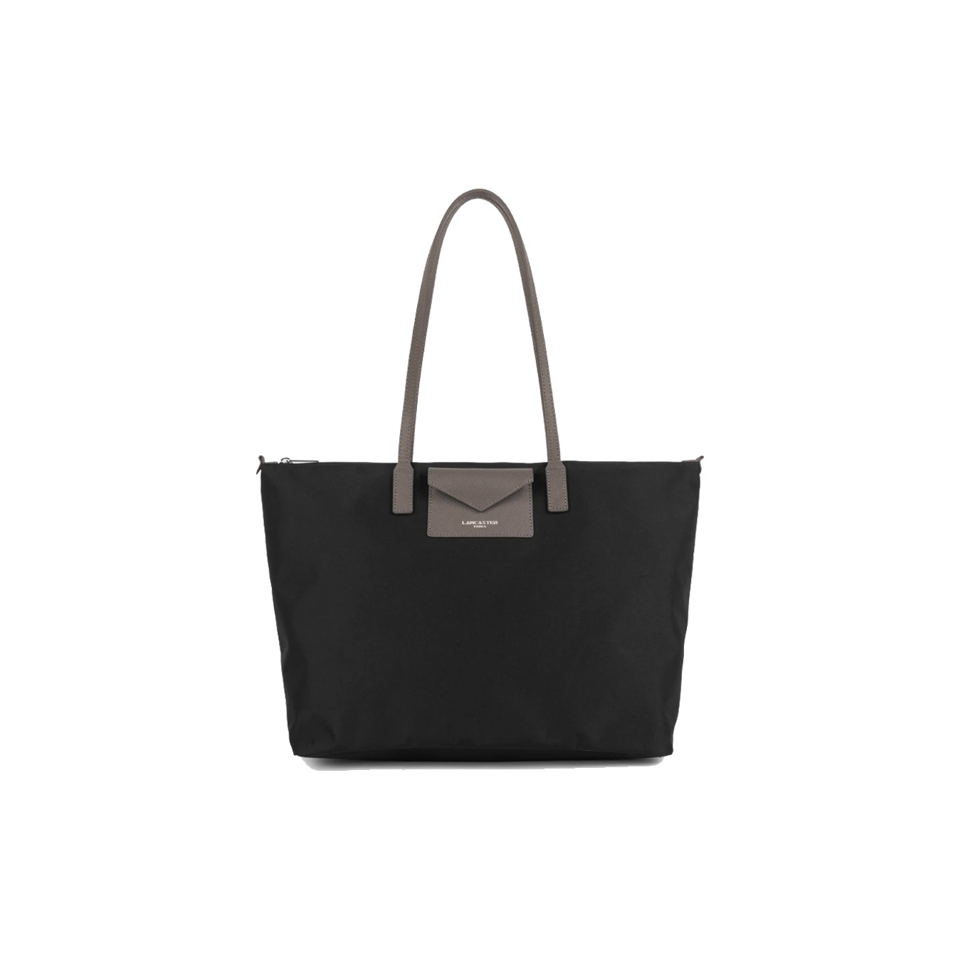 Lancaster Smart Kba Grand Sac Cabas Porté Épaule 516-31 Noir Taupe