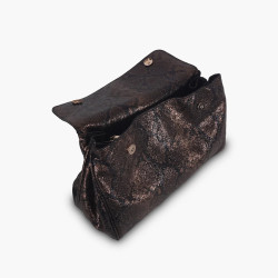 Lollipops Tifora Large Python Brown Handbag