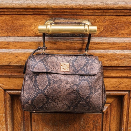Lollipops Tifora Sac A Main M Python Marron
