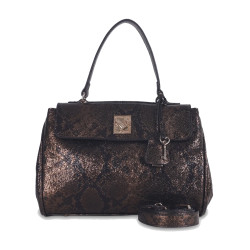 Lollipops Tifora Sac A Main M Python Marron FACE