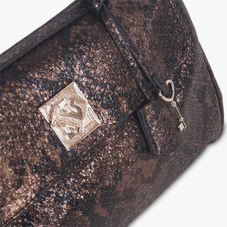 Lollipops Tifora Handbag M Brown Python