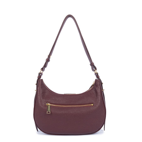 Lancaster Dune Hobo Bag 529-77 Dark Bordeaux