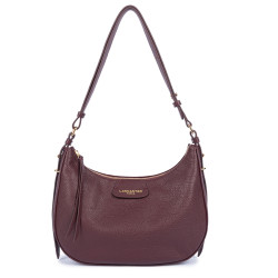 Lancaster Dune Hobo Bag 529-77 Dark Bordeaux