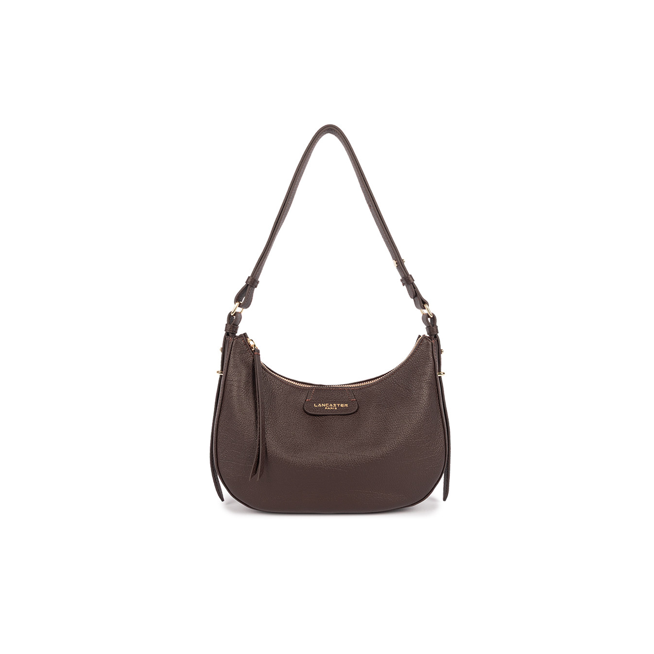 Lancaster Dune Hobo Bag 529-77 Dark Brown