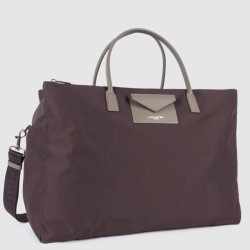 Lancaster Smart Kba Sac De Voyage 516-33 Bordeaux Taupe côté