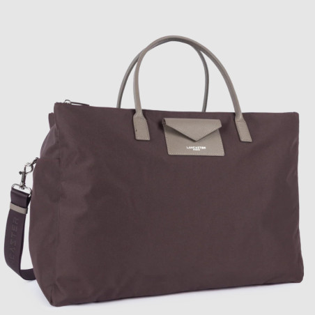 Lancaster Smart Kba Travel Bag 516-33 Bordeaux Taupe