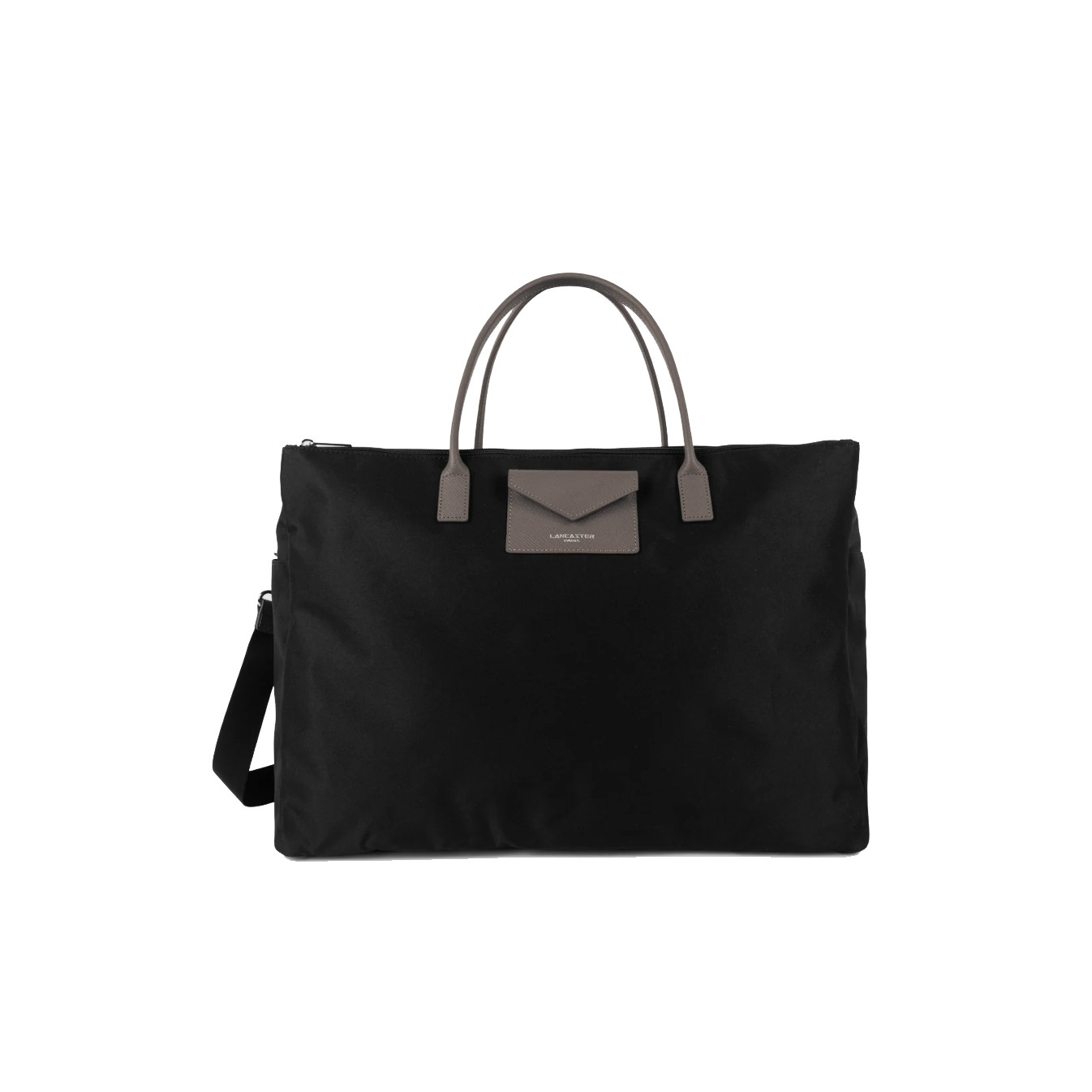 Lancaster Smart Kba Travel Bag 516-33 Black Taupe