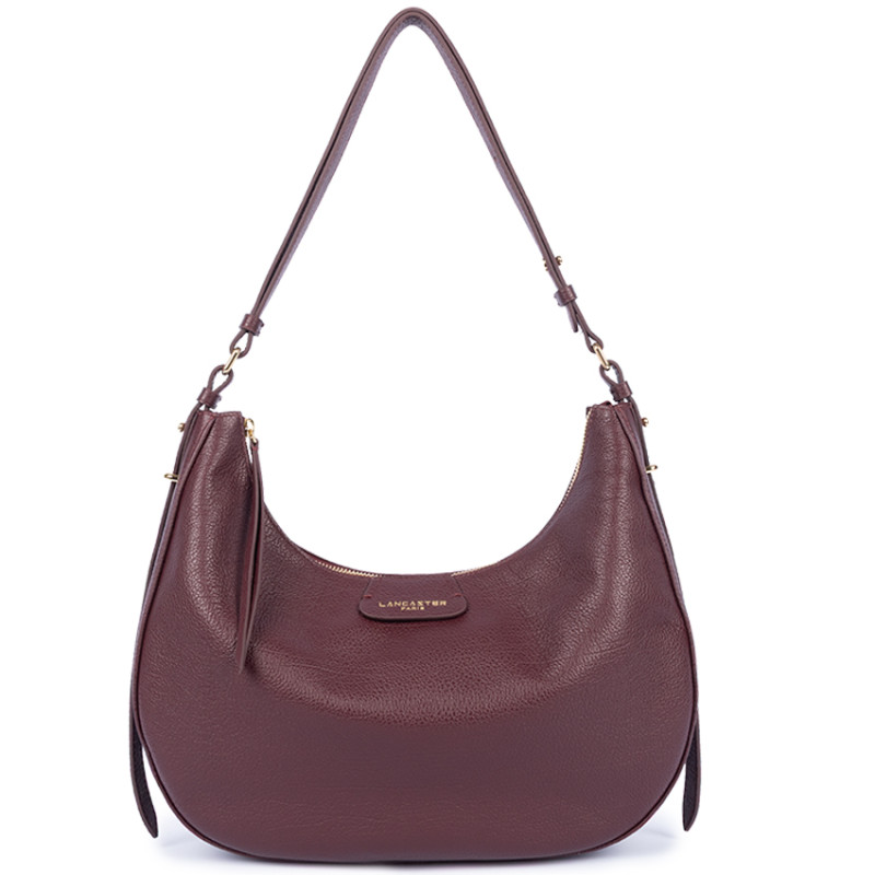 Lancaster Dune Large Hobo Bag 529-78 Dark Bordeaux