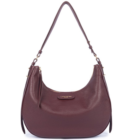 Lancaster Dune Large Hobo Bag 529-78 Dark Bordeaux