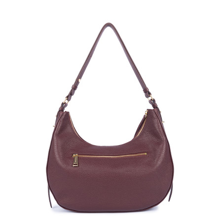 Lancaster Dune Large Hobo Bag 529-78 Dark Bordeaux