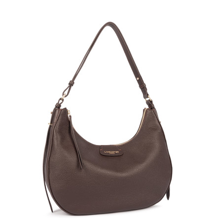 Lancaster Dune Grand Sac Hobo 529-78 Marron Foncé cote