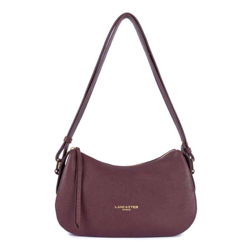 Lancaster Dune Small Drawstring Bag in Grained Calfskin 529-94 Dark...