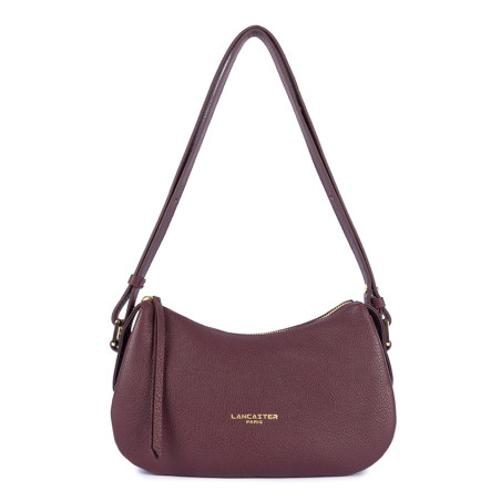 Lancaster Dune Small Drawstring Bag in Grained Calfskin 529-94 Dark...