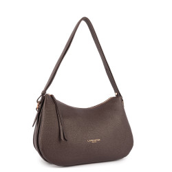 Lancaster Dune Besace En Cuir Grainé 529-95 Marron Foncé cote