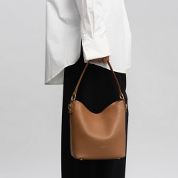 Lancaster Dune Bucket Bag 529-98 Camel