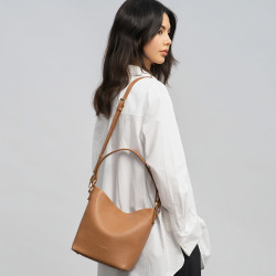 Lancaster Dune Bucket Bag 529-98 Camel