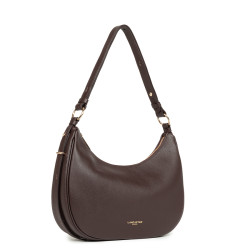 Lancaster Milano Aria Large Crossbody Bag 480-072 Dark Brown
