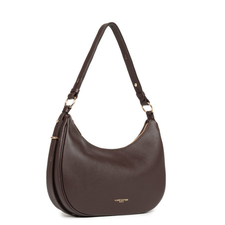 Lancaster Milano Aria Large Crossbody Bag 480-072 Dark Brown