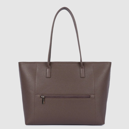 Lancaster Maya Double Kba Sac Shopping 517-103 Marron dos