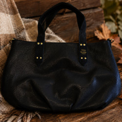 Mila Louise Nicole XS GR Small Shopping Bag Grainy Effect Black