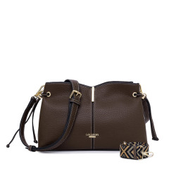 Lollipops Taloum Crossbody Bag with Brown Strap