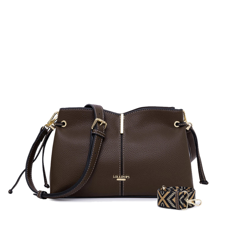 Lollipops Taloum Crossbody Bag with Brown Strap