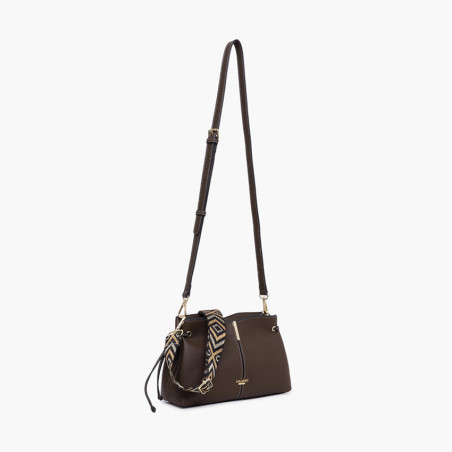 Lollipops Taloum Crossbody Bag with Brown Strap