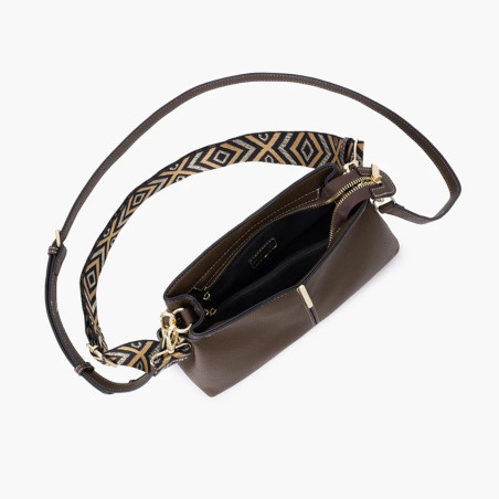 Lollipops Taloum Crossbody Bag with Brown Strap