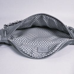 Mila Louise Petra GR Banana Bag Grainy Leather Black