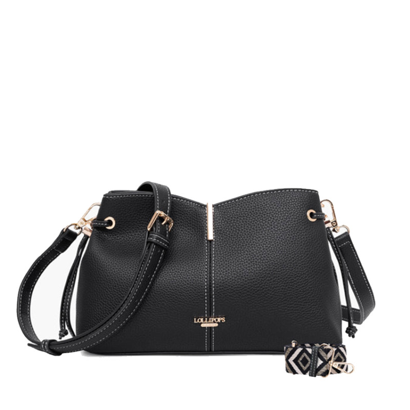 Lollipops Taloum Crossbody Bag with Strap Black
