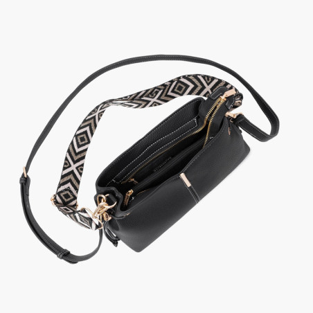 Lollipops Taloum Crossbody Bag with Strap Black