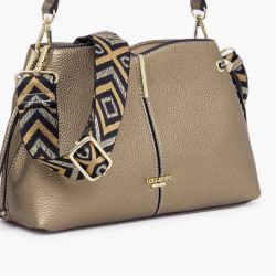Lollipops Taloum Crossbody Bag with Bronze Strap