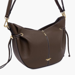 Lollipops Taloum Sac Porté Epaule Marron details
