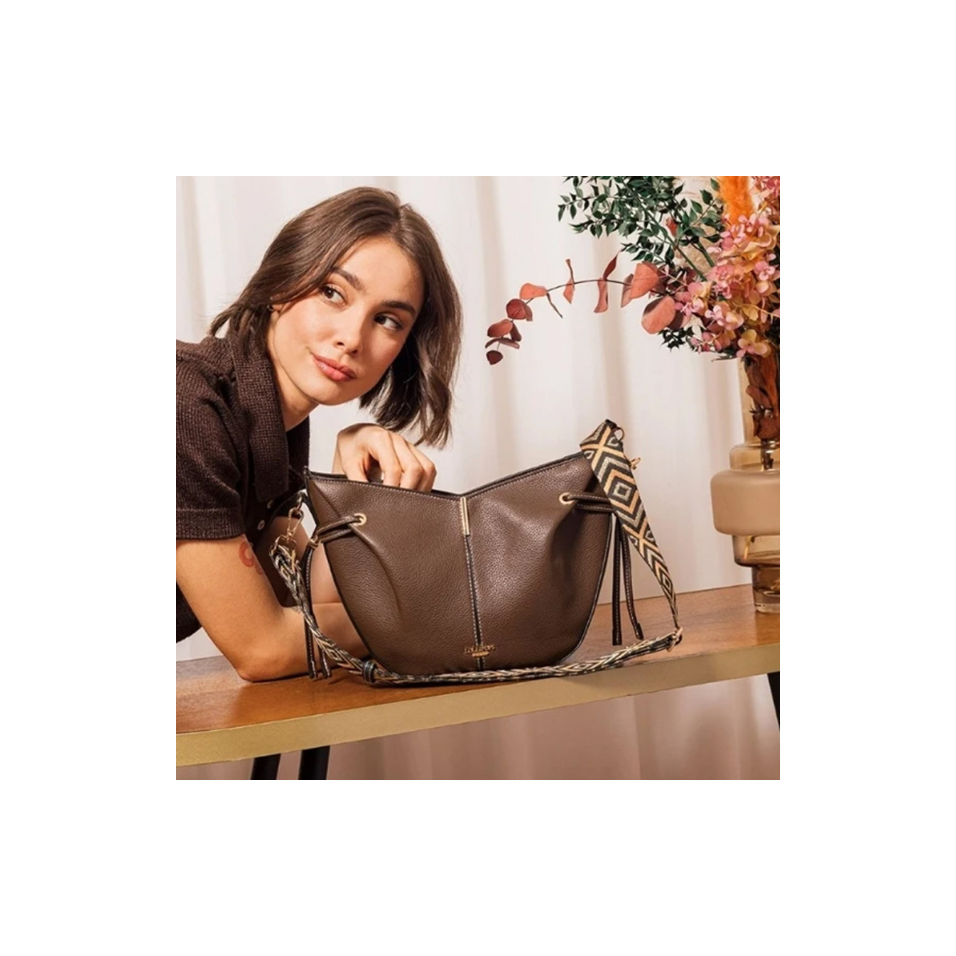 Lollipops Taloum Shoulder Bag Brown