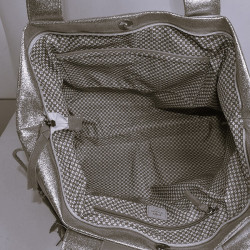 Mila Louise Prudy GR Tote Shiny Grainy Effect Black