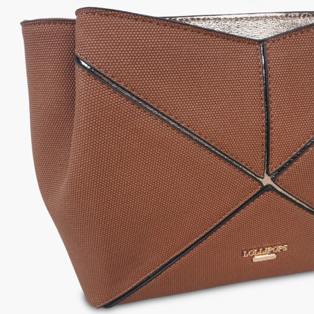 Lollipops Tamelia Sac Trotteur Multi Poches Cognac face