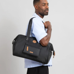 Cabaïa Bowling Bag Weekend Ribbed Cambridge