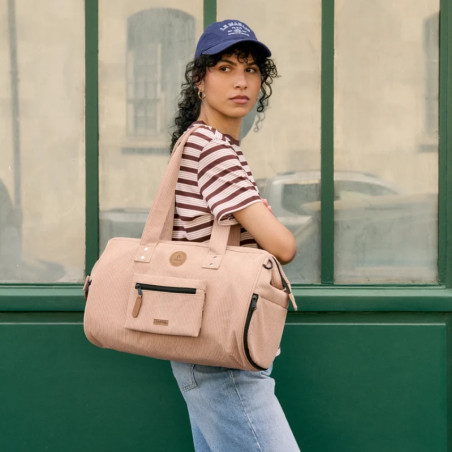 Cabaïa Bowling Bag Weekend Bag Ribbed Luxor