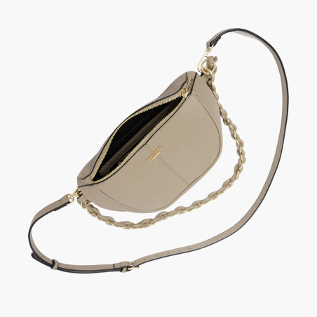 Lollipops Traicy Sac Ceinture Banane Beige ouvert