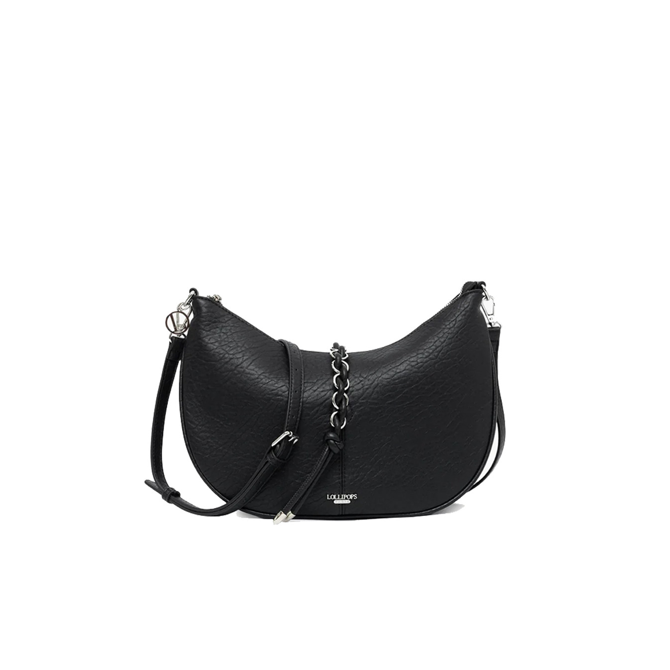 Lollipops Tracy Crossbody Half-Moon Bag Black