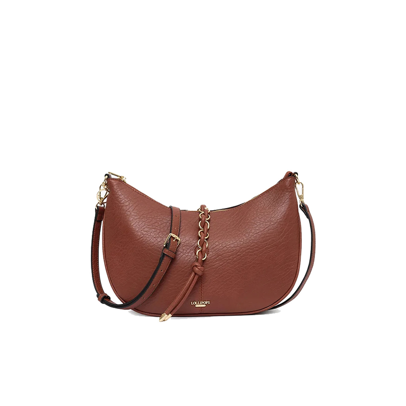 Lollipops Traicy Sac Besace Demi-Lune Brique