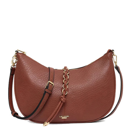 Lollipops Traicy Sac Besace Demi-Lune Brique