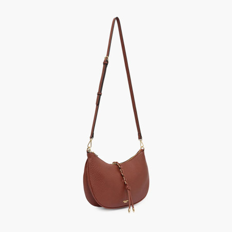 Lollipops Traicy Sac Besace Demi-Lune Brique cote