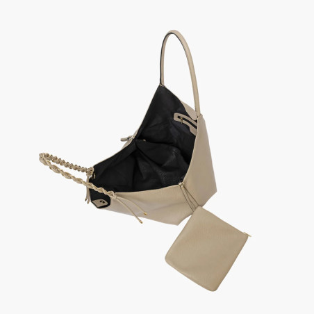 Lollipops Traicy Grand Sac Cabas Beige ouvert
