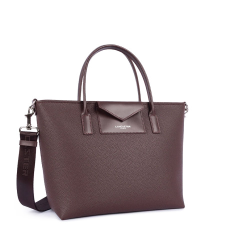 Lancaster Maya Double Kba Tote Bag 517-102 Dark Bordeaux